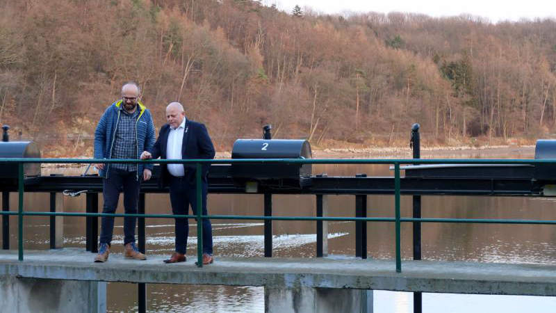 Radní Libor Hadrava navštívil Hostivařskou přehradu.