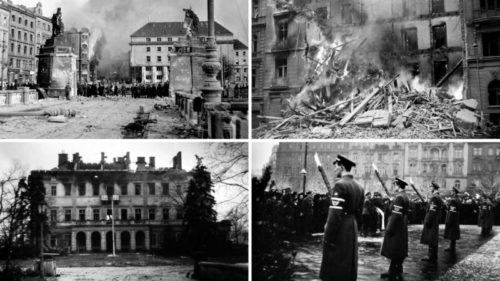 Ničivé bombardování navždycky Prahu poznamenalo.