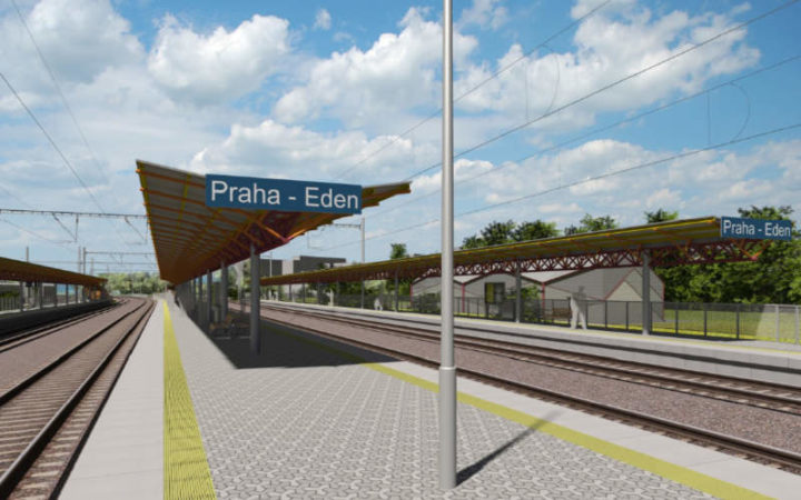 OBRAZEM: Do čtyř let budou vlaky zastavovat na Zahradním Městě a v Edenu