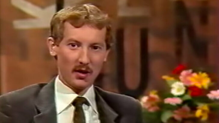 David Gruber v pořadu Kurz rychlého čtení z roku 1986.