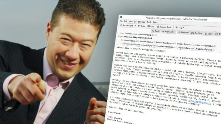 Zneužil Okamura svého postavení k vlastnímu obohacení?