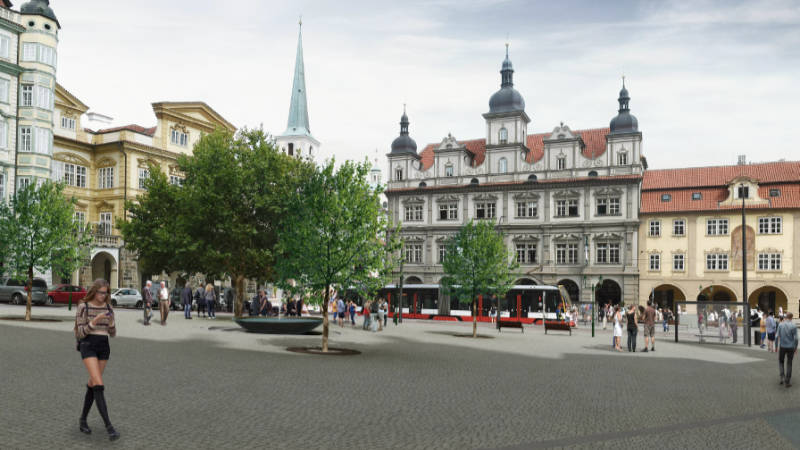 Budoucí podoba Malostranského náměstí.