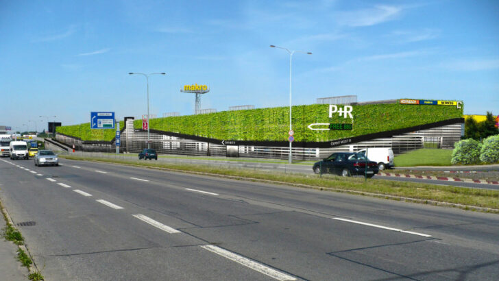 Stavba parkoviště pro 880 aut na Černém Mostě odstartovala