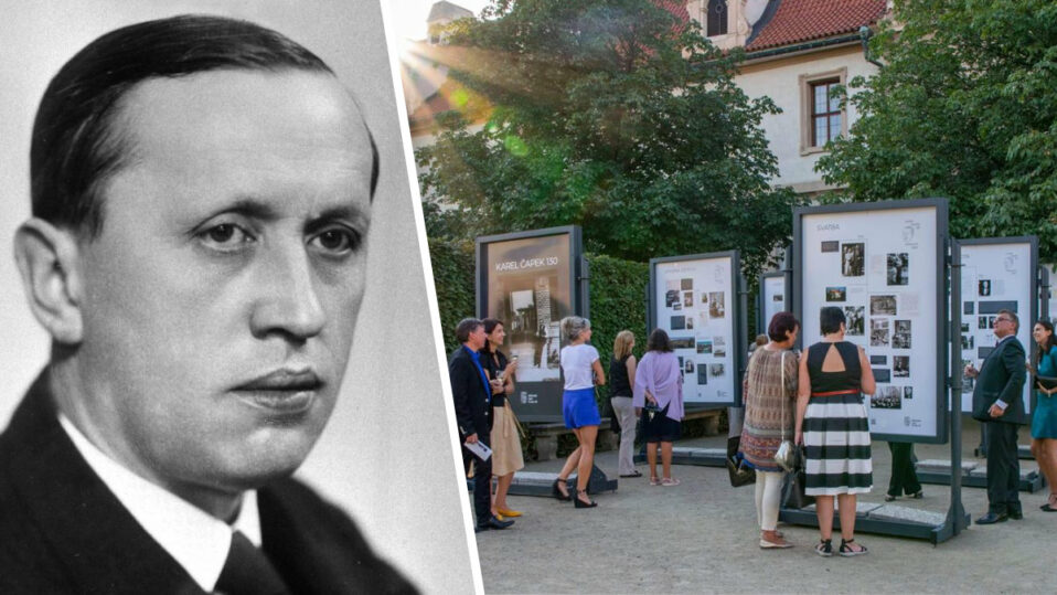 Výstava ve Valdštejnské zahradě připomíná Karla Čapka