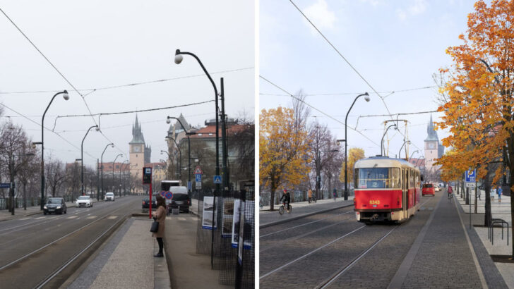Praha představila novou podobu Smetanova nábřeží