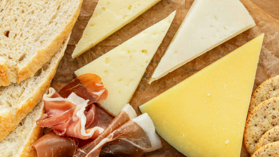 Různé druhy sýra